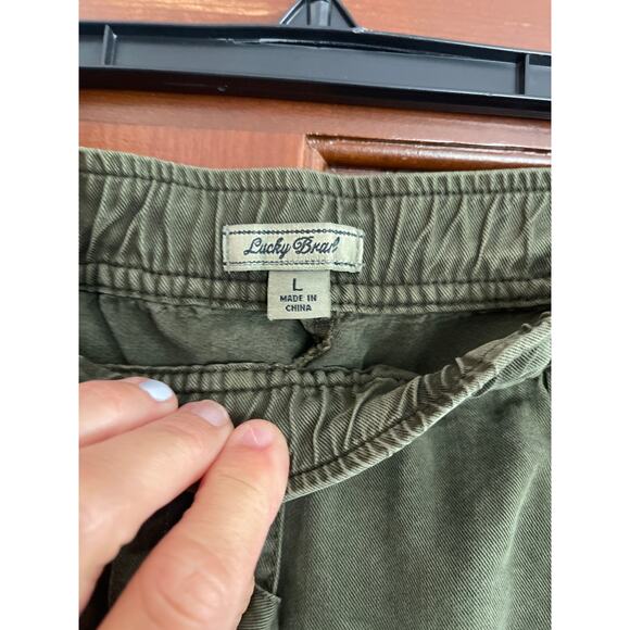 Lucky Brand drawstring, easy pocket utility pant large - Picture 3 of 5